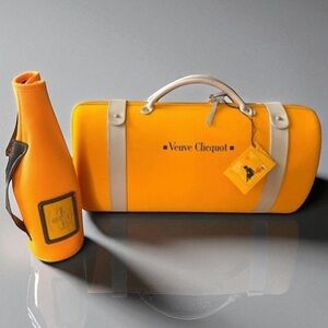 VEUVE CLICQUOT ORANGE Champagne Traveller bag Carry case